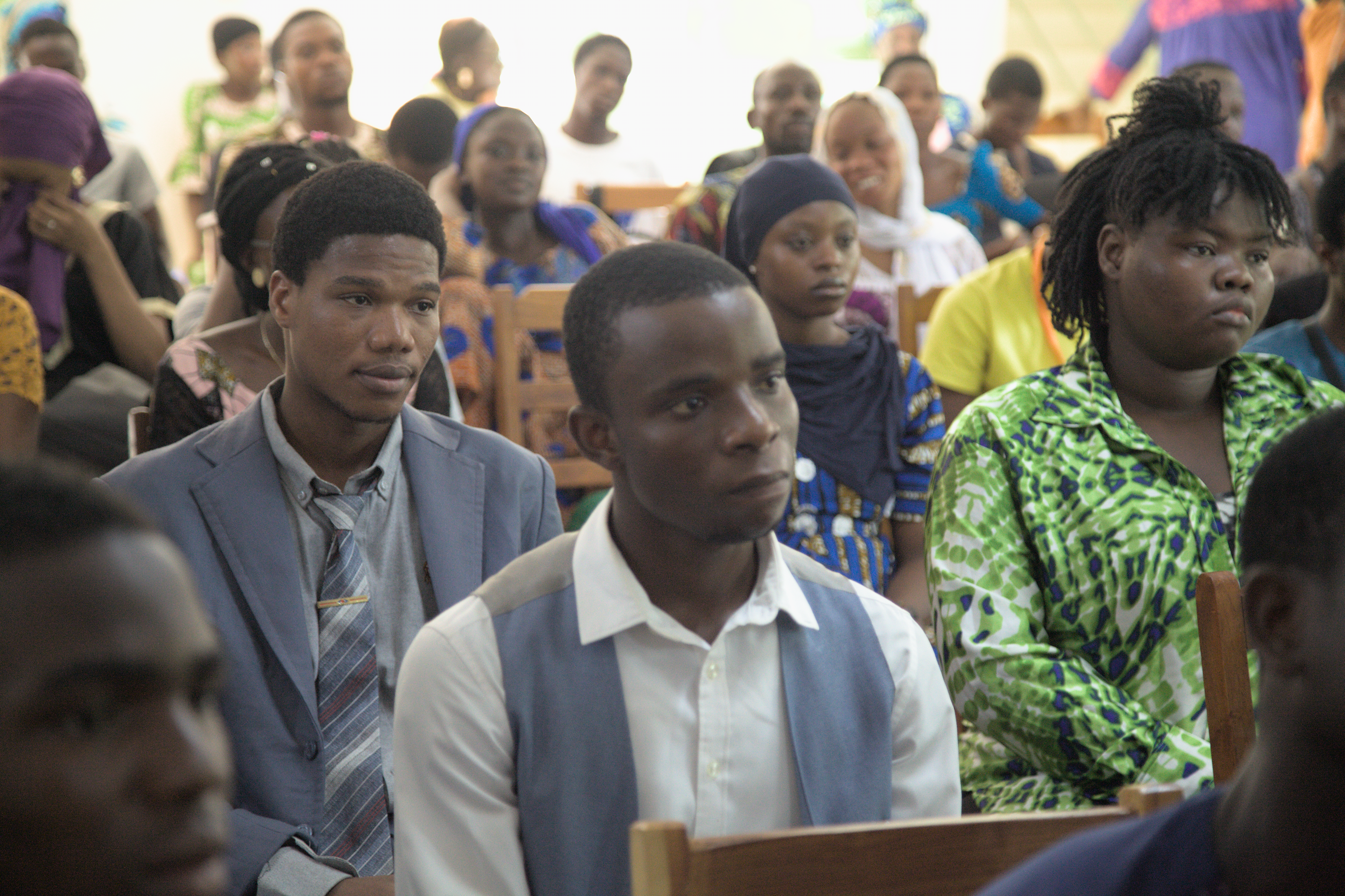 Étudiants de l'IFNTI en salle de classe